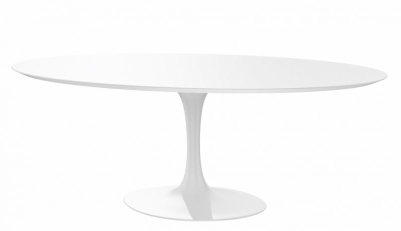 Saarinen dining table oval Knoll International 